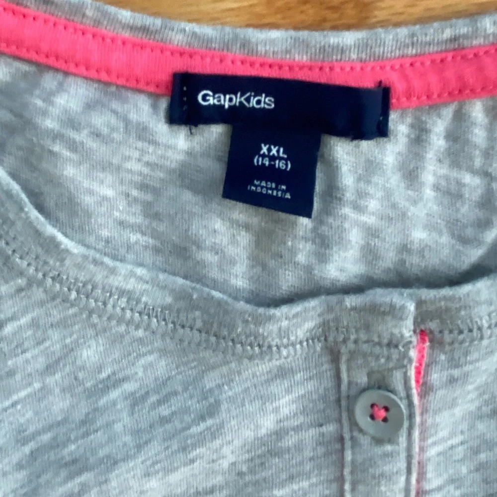 GapKids Pink Pants + Matching NWOT Henley Top XXL (14-16)